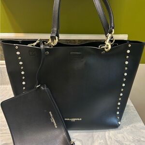 Karl Lagerfeld Paris tote with wallet